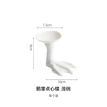 Wujinsha Four-petal Seasoning Dip Dish Creative Hotel Restaurant Club Front Dish Artistic Conception Dish Ceramic Tableware