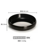 Melamine Imitation Porcelain Small Plate Korean Disc Restaurant Tableware Creative Small Bowl – in a cozy room setting