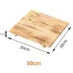 Wood Pot Holder Wooden Trivets Bowl Trivet Hot Stone pot Mat Korean Dolsot Plate Base Placemat Bibimbap Coaster Pan Dish