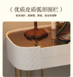Modern dressing table with mirror and two drawers in white painted finish for bedroom use