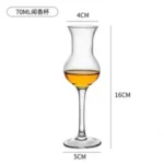 Whisky Tasting Cup 70ml~250ml Lead-free Glass Whiskey Glass Red Wine Glass Shot Glass Sommelier Special Cup Goblet Smelling
