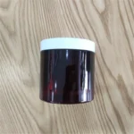 500g 500ml Plastic Cosmetic Cream Jar Brown/White Beauty Body Lotion Containers Face Mask Storage Box Ointment Case – side