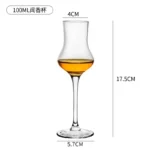 Whisky Tasting Cup 70ml~250ml Lead-free Glass Whiskey Glass Red Wine Glass Shot Glass Sommelier Special Cup Goblet Smelling