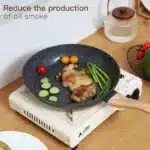 US Shipping Ceramic Cookware Sets Non Stick 15 PCS Pots and Pans Set Kitchenware – top view