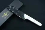 TWOSUN Chef knife 12.6 Inches 14C28N Blade White PP Plastic Handle Utility Kitchen Knives TS863 – top view