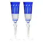 Crystal Flute Champagne Glasses Multicolor Wine Glass Cup Handmade Hand Carved Edo Kiriko Wedding Gift With Gift Box 1PC