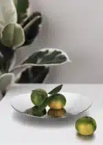Tableware Dish Food Plates Fruit Bowl Stainless Steel Tray for Kitchen Home Decora Living Room Dinner Table Scandinavian