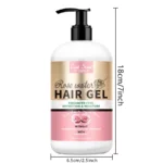 Hair Gel for Curl Define Cream Enhanced Wavy Moisturizer Hydrating Conditioner Rose Extract Bouncy Enhancers Flyaways