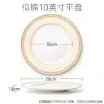 Delicate Bone China Bowl Saucer Luxury Gold-plated Dinner Plate Coffee Cup Hotel Restaurant Dinnerware Dinner Cooking Fish