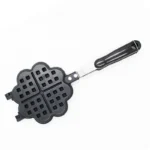 Heart Shaped Waffle Cake Mold Pot Non Stick Double Side Biscuits Muffin Mould Pot Bakeware Easy Breakfast Cooking for Household - Image 8