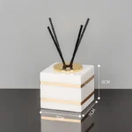 Volakos White Natural Marble Bathroom Accessories Golden Luxury Soap Dish Soap Dispenser Toothbrush Holder Tray Bathroom Set