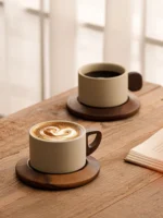 250ML European Style Porcelain Coffee Mug Creative Breakfast Milk Mug Exquisite Afternoon Tea Flower Tea Coffee Latte Cup