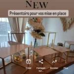 10 -18PCS Gold Shiny Metal Cake Snack Stand With Acrylic Plate Buffet Banquet Decor Wedding Floral Dessert Table Display Holder - Image 2