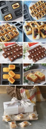 Japanese Cake Baking Tray Metal Baking Mold 10-Piece Bakeware Madeline Cake Fisher South Pound Cake Bakery Kitchen Accessories - Image 13