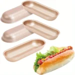 5PCS Hotdog Shaped Bread Baking Mold Carbon Steel Non-Stick Durable Baking Pans for DIY Bread Hot Dog Toast and Cakes Bakeware - Image 7