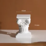 Roman Column Statue Resin Sculptures Nordic Sculpture Vintage Figurines Home Decor Resin Mini Craft Office Decor Room