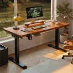Electric Height-Adjustable Standing Desk Computer Desk for Gaming and Office Use Home Study Desk E-sports Table Workbench