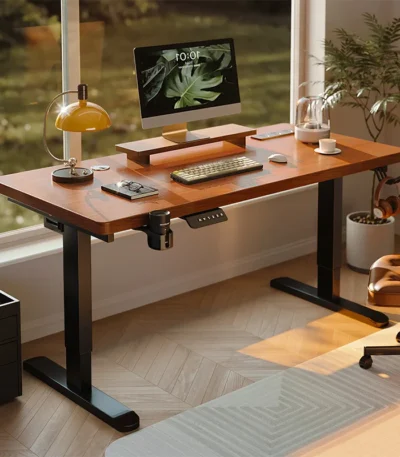 Electric Height-Adjustable Standing Desk Computer Desk for Gaming and Office Use Home Study Desk E-sports Table Workbench