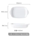 Bread Pan for Baking Tools and Accessories Oven Tray Kitchen Utensil Porcelain Dishes Cooking Utensils Bakeware Ceramic Pans Bar - Image 13
