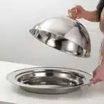 Big Dinner Dessert Plate with Lid Salad Plate Dinnerware seafood lobster Serving Dish Round Plate with Dome Cover Steak tray