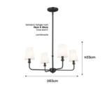 American Style LED Pendant Lamp Modern Minimalist Chandelier Kitchen Island Restaurant Bar Living Room Home Decor Factory