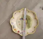 German Weibao Christmas tableware flat plate round cake mug teapot coffee cup soup salad – top view