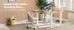 JHK Electric Standing Desk Height Adjustable 40x24 Inch Stand Up Sit Stand Computer Desk Workstation Ergonomic Work Table