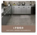 304 Stainless Steel Sideboard Kitchen Multi-door Cabinet Cupboard Dining Room Locke Kitchen Storage Adjustable Shelf Cabinet - Image 52