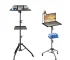 145cm Projector Tripod Stand Laptop Tripod Adjustable Height 23 to 63" Standing Desk Outdoor Computer Desk Stand for Studio