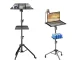 145cm Projector Tripod Stand Laptop Tripod Adjustable Height 23 to 63" Standing Desk Outdoor Computer Desk Stand for Studio