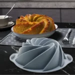 Silicone Cake Molds Non-Stick 3D Spiral Pattern Oven Baking Pan Heat Resistant Jelly Cake Bread Muffin Mold Kitchen Bakeware - Image 3