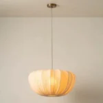 Nordic Minimalist Wabi Sabi Fabric Chandelier Living Dining Room Bedroom Pendant Light Indoor Home Decor Hanging Lamp
