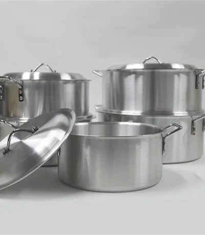 5pcs/set Thick Aluminum Pot Set Multi-Purpose Pot Soup Pot Cookware Set Non-Stick Pan Panela Cooking Tool KITCHEN UTENSIL SET
