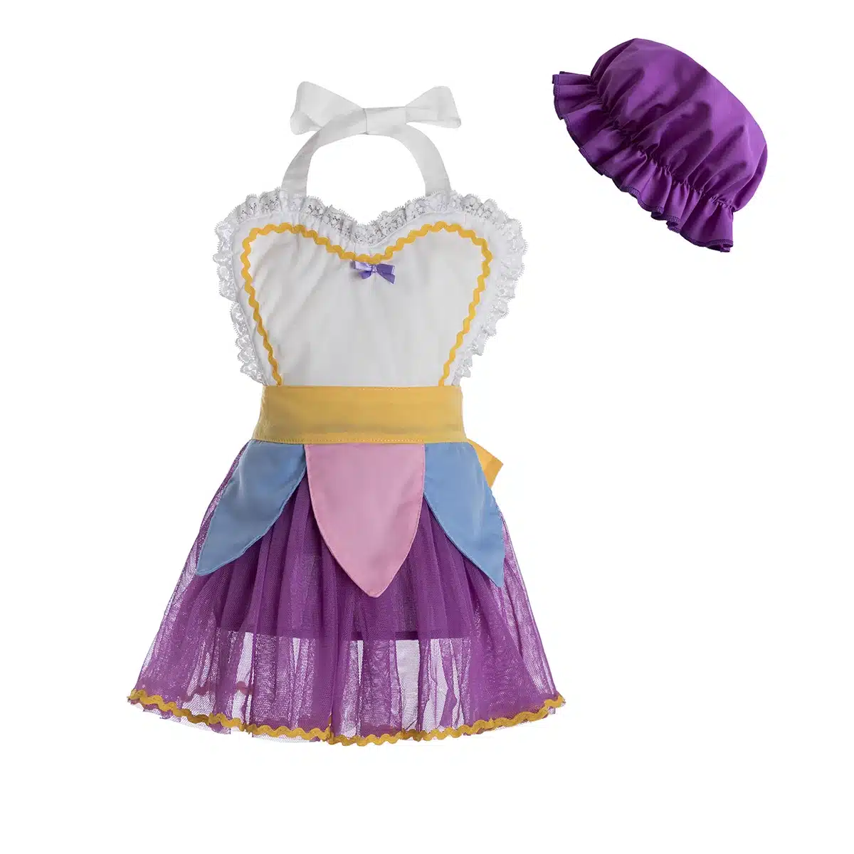 Mrs Potts costume apron Mrs Potts Apron Beauty and the Beast costume Mrs.Potts and Chip tutu dresses kitchen set