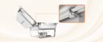 SucceBuy 8QT Rectangle Chafing Dish 2/4/6 Packs w/ Full Size Pans Buffet Catering Warmer Server Folding Stand Fuel Holder Tray - Image 15