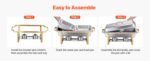 SucceBuy 8 Qt 4 Pack Chafing Dish Buffet Set Stainless Steel Chafer with 2 Full Size and 4 Half Size Pans Catering Warmer Server - Image 16