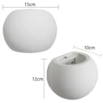 Modern LED Wall Lamp G9 5W Gypsum Wall Light Sconces Indoor Lighting Bedside Bedroom Living Room Kitchen Home Deco