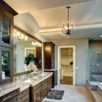 Vintage K9 Clear Crystal Chandeliers Ceiling Lights, , Ceiling Light Fixtures for Living Room Bedroom Restaurant Porch