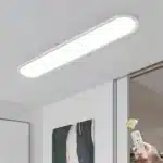 39.4" Dimmable LED Ceiling Light, 48W Ultra-Thin Long Lamp, 3000-6000K Adjustable, High Brightness Low Profile for Bedroom