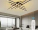 Modern LED Ceiling Lights Black Flush Mount Ceiling Light Fixture Dimmable Ceiling Lights for Bedroom Living Room Kitchen