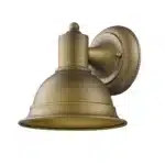 HMS Brushed Gold Aluminum Wall Sconce Elegant Accent for Home Decor