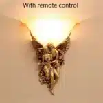 Nordic Modern Wall Lights for Home Bedroom Bedside Lamp Angel Shaped Resin Wall Lamp Europe Style Creative Retro LED Wall