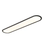 48W Modern Linear LED Ceiling Light, 39.4" Dimmable Ultra-Thin Flush Mount Fixture, High Brightness for Bedroom, Kitchen
