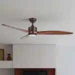 Professional Manufacturer's 120V Smart Home Ceiling Fan High Quality 3 Wood Blades Pure Copper DC Motor Remote Control