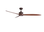 Professional Manufacturer's 120V Smart Home Ceiling Fan High Quality 3 Wood Blades Pure Copper DC Motor Remote Control