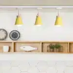 LED Track Light Spotlight with E27 9W Bulb Track Lights Fixture Clothing Shop Store Hone AC85~265V – top view