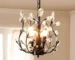 Vintage K9 Clear Crystal Chandeliers Ceiling Lights, , Ceiling Light Fixtures for Living Room Bedroom Restaurant Porch
