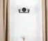 HMS Contemporary Two-Light Antique Bronze Glass Shade Wall Sconce Warm White Modern Wall Lamp for Living Room or Home