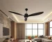 High-Performance 6 Speed Ceiling Fan with LED Light Modern Smart App Remote Control Durable DC Motor Wood Body for Bedroom