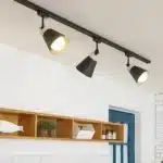 LED Track Light Spotlight with E27 9W Bulb Track Lights Fixture Clothing Shop Store Hone AC85~265V – side view